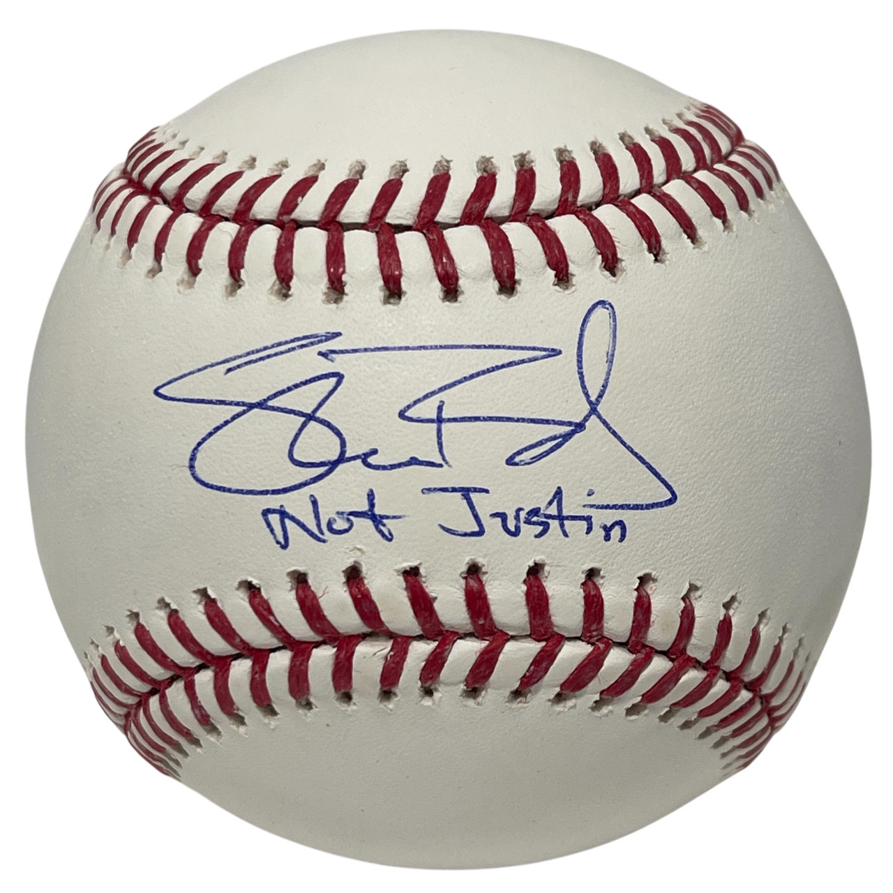 Shane Bieber Signed ROMLB Baseball w/ Not Justin Beckett BAS COA Guardians