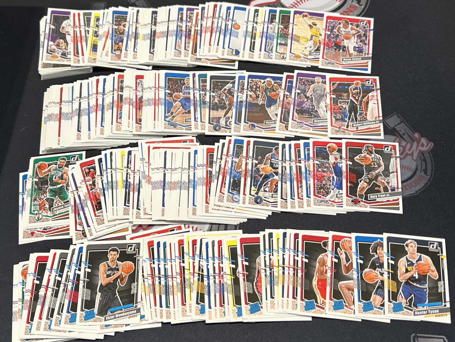 2023-24 Panini Donruss Complete 200 Card Base Set w/ Rated Rookies (#201-250)