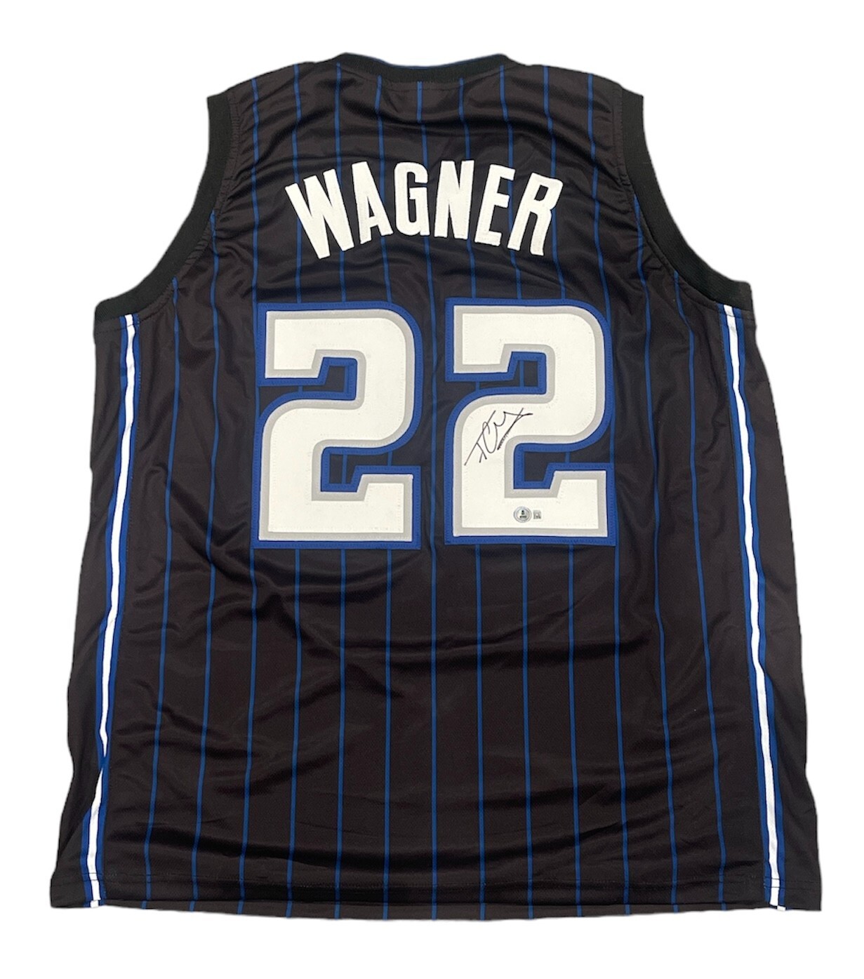 Franz Wagner Signed Orlando Magic Custom Jersey Beckett Witness BAS COA