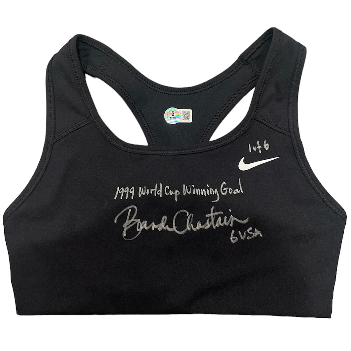Brandi Chastain Signed Auto Bra 99 World Cup Winning Goal LE #/6 Beckett BAS COA