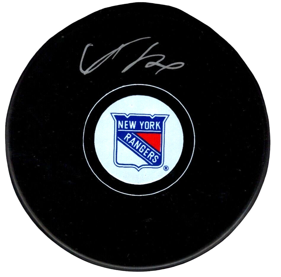 Adam Fox Signed Autographed New York Rangers Puck Fanatics HOLO COA