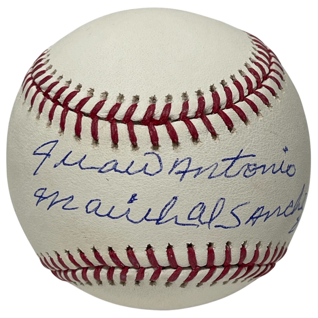 Juan Marichal FULL NAME Signed ROMLB Baseball Beckett Witness BAS COA