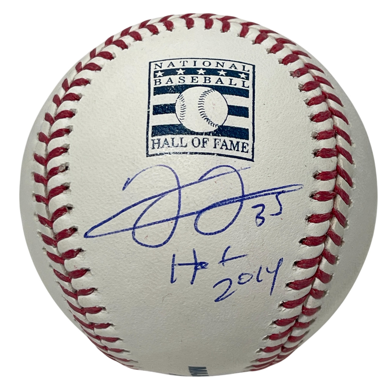 Frank Thomas Signed Auto HOF ROMLB Baseball w/ HOF 2014 Beckett Witness BAS COA