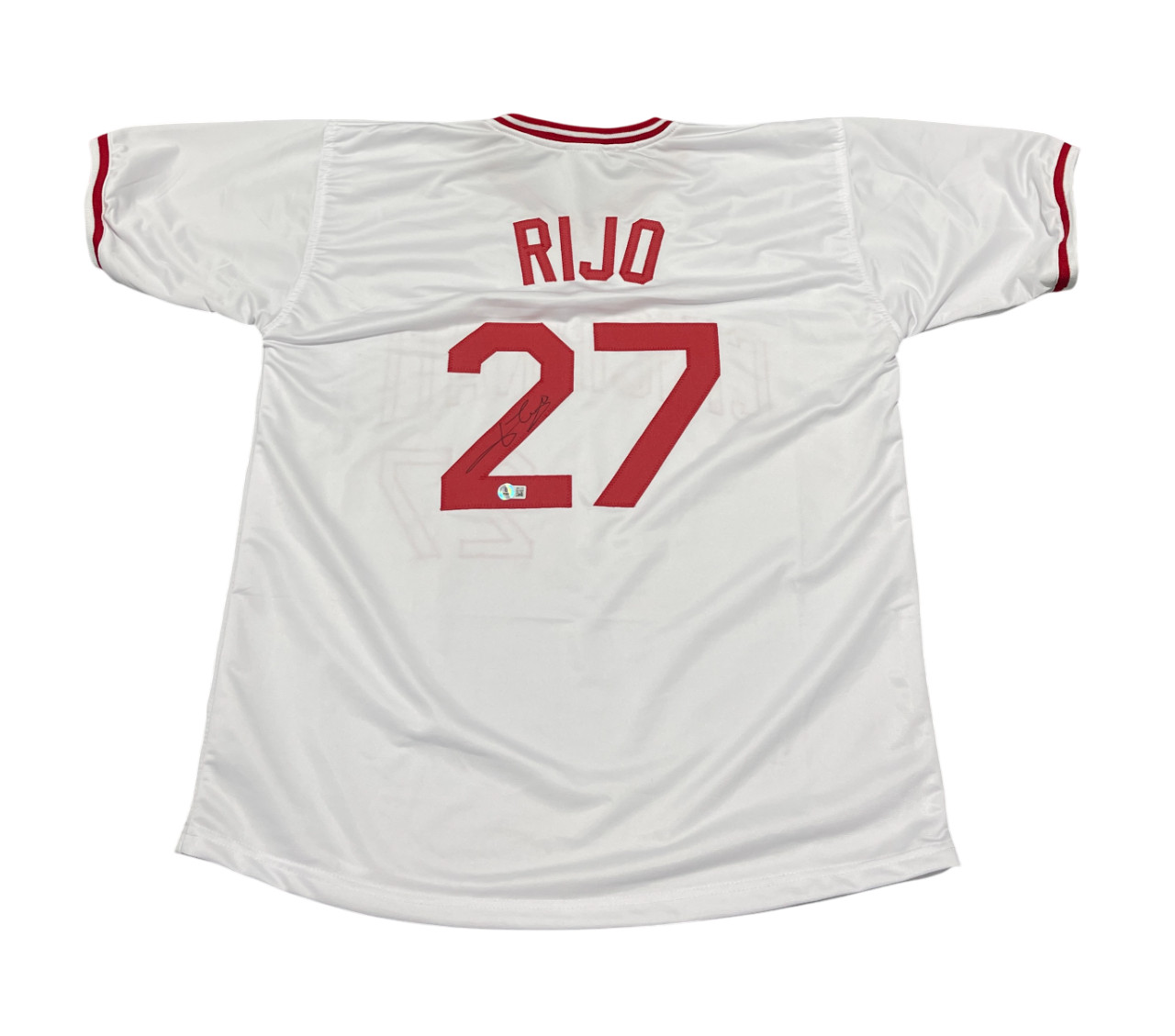 Jose Rijo Signed Cincinnati Reds Custom Jersey Beckett Witness BAS COA