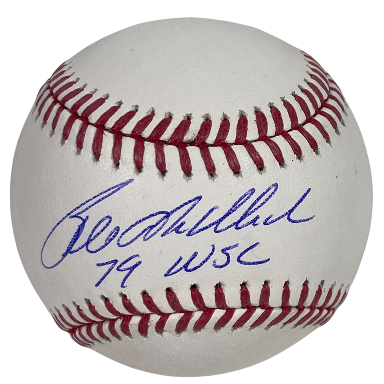 Bill Madlock Signed ROMLB Baseball w/ 79 WSC Beckett Witness BAS COA