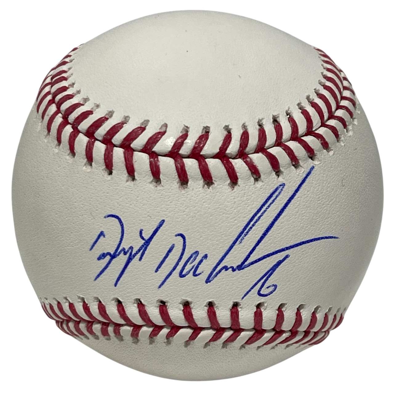 Dwight Doc Gooden Signed ROMLB Baseball Full Name #16 Beckett Witness BAS COA