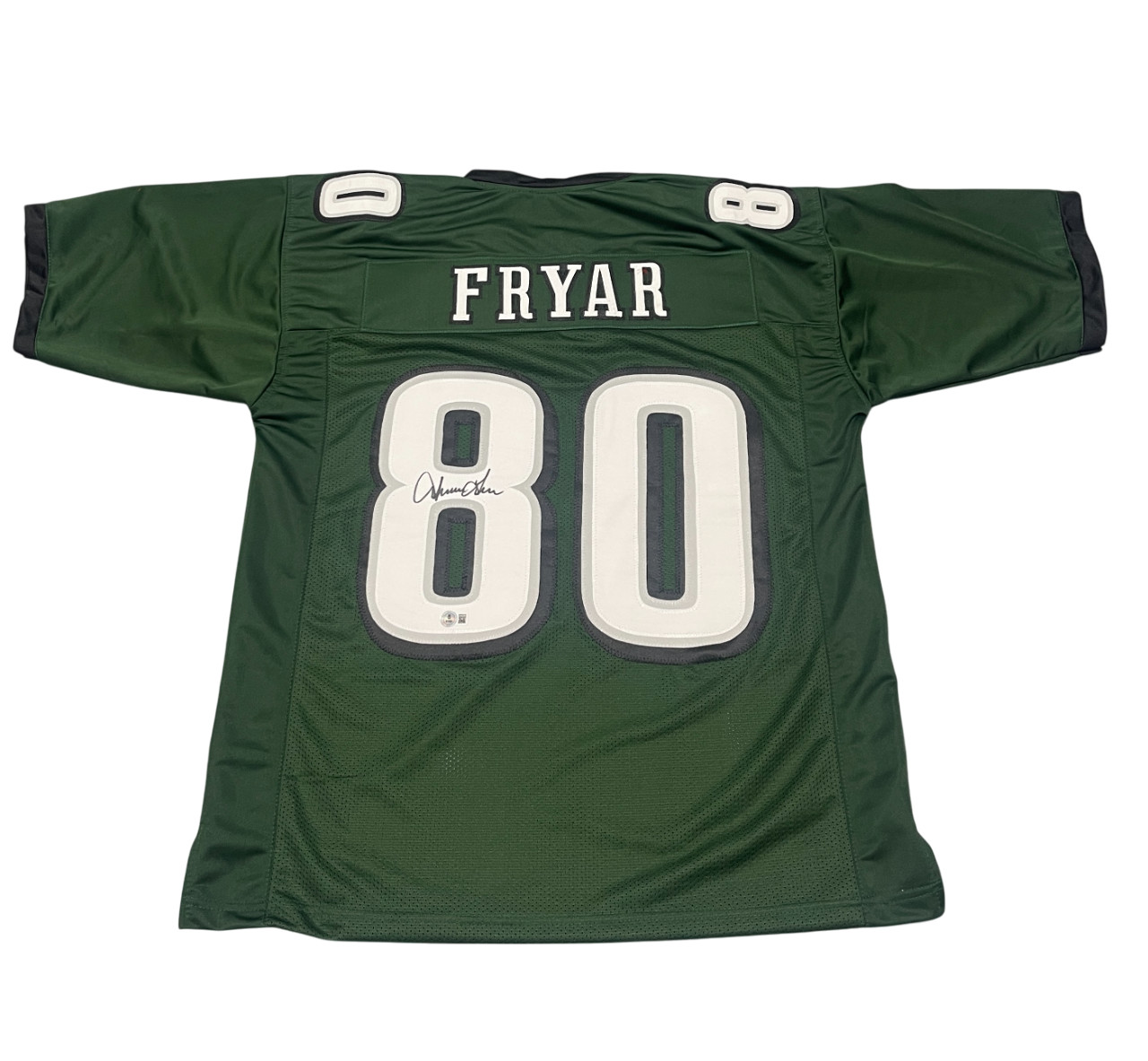 Irving Fryar Signed Custom Philadelphia Eagles Jersey Beckett Witness BAS COA