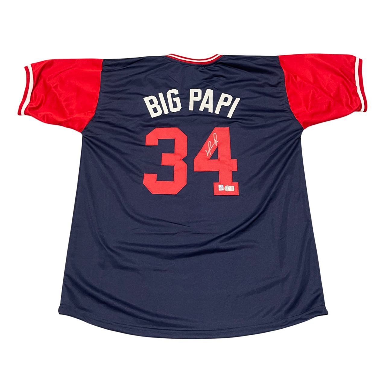 David Ortiz Signed Red Sox Players Weekend Custom Jersey Beckett Wit BAS COA