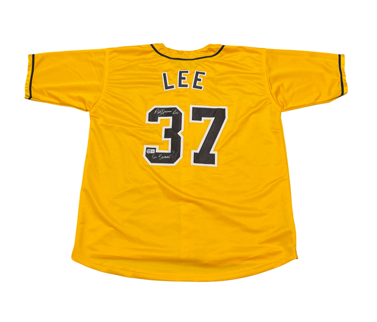 Bill Lee Signed Savannah Bananas Custom Jersey w/ Go Bananas Beckett W BAS COA