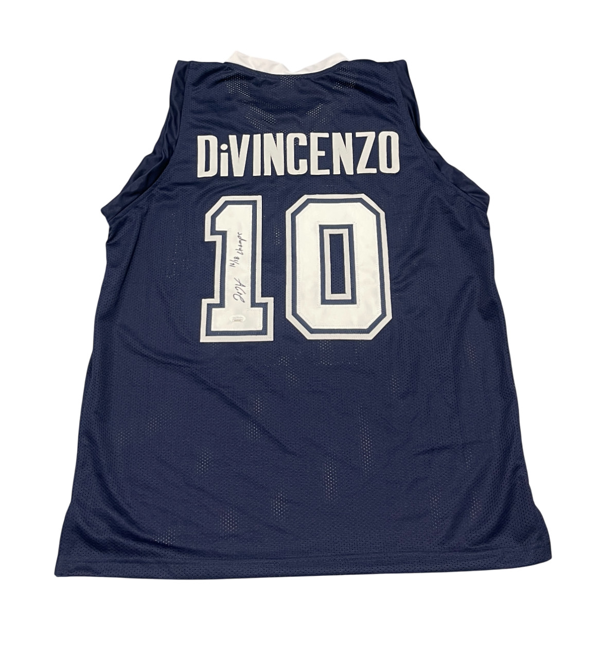 Donte DiVincenzo Signed Villanova Custom Jersey w/ 16 & 18 Champs JSA COA