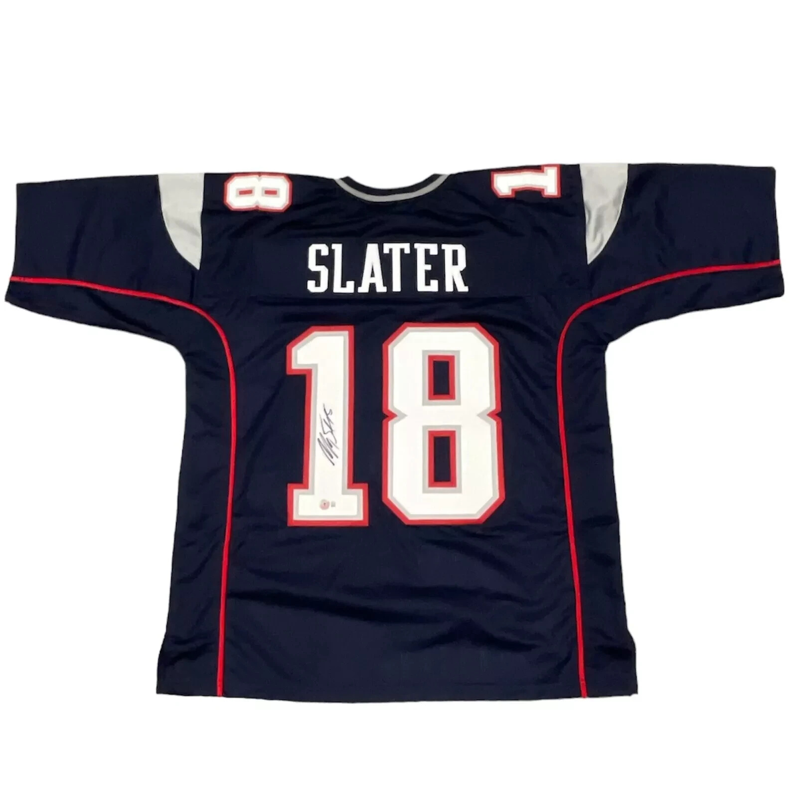 Matthew Slater Signed New England Patriots Custom Jersey Beckett Witness BAS COA