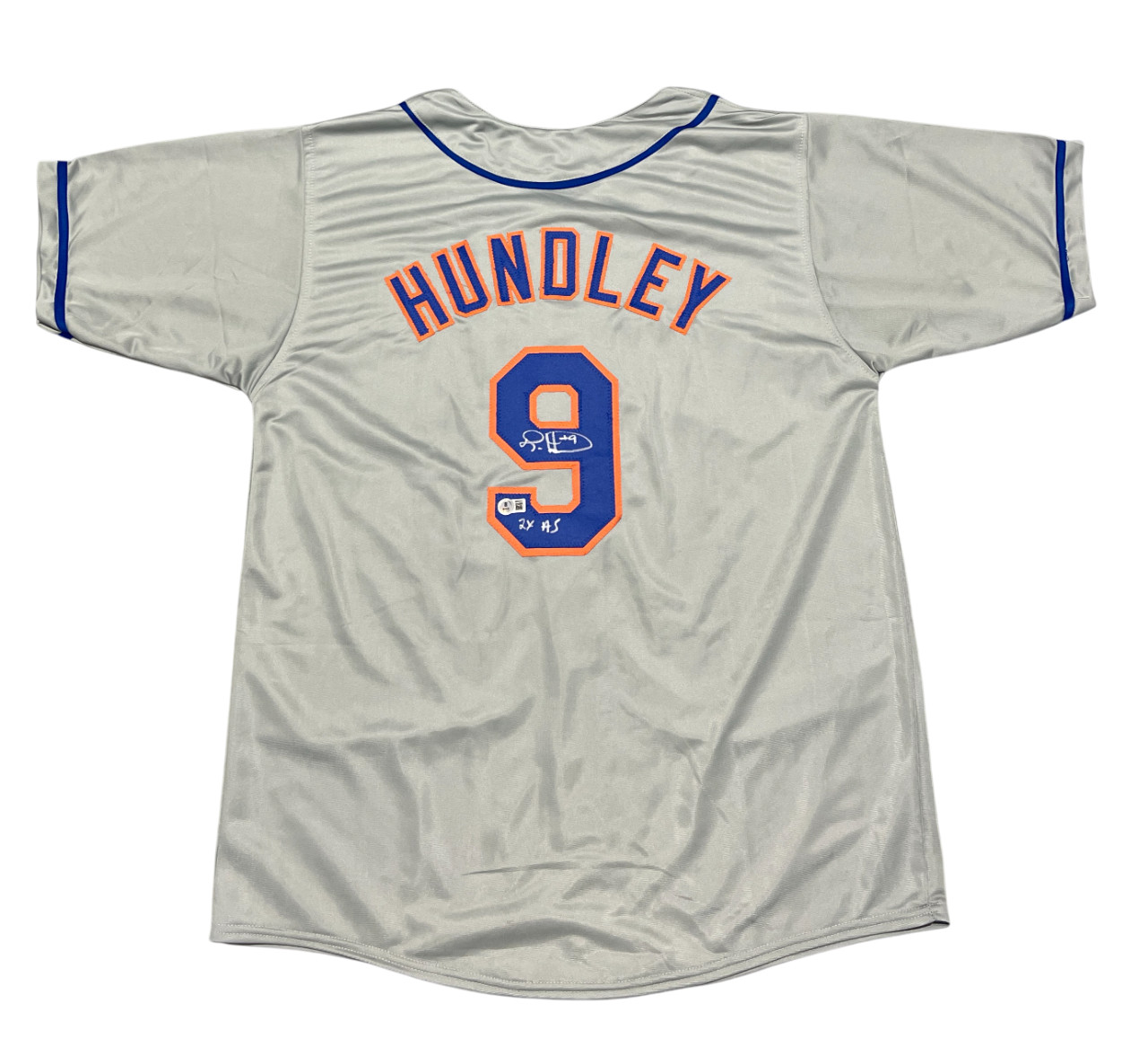 Todd Hundley Signed New York Mets Custom Jersey w/ 2x AS Beckett Witness BAS COA
