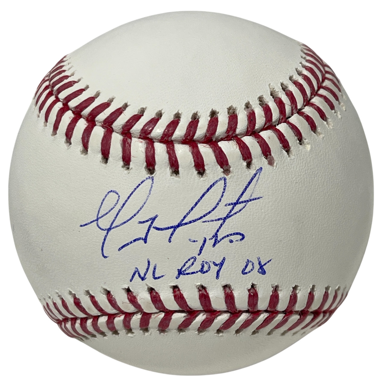 Geovany Soto Signed ROMLB Baseball w/ NL ROY 08 Beckett Witness BAS COA Cubs