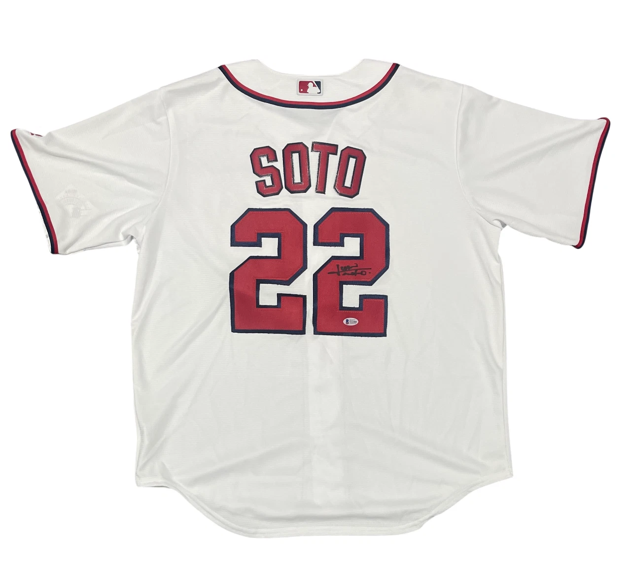 Juan Soto Signed Autographed Washington National Majestic Jersey Beckett BAS COA