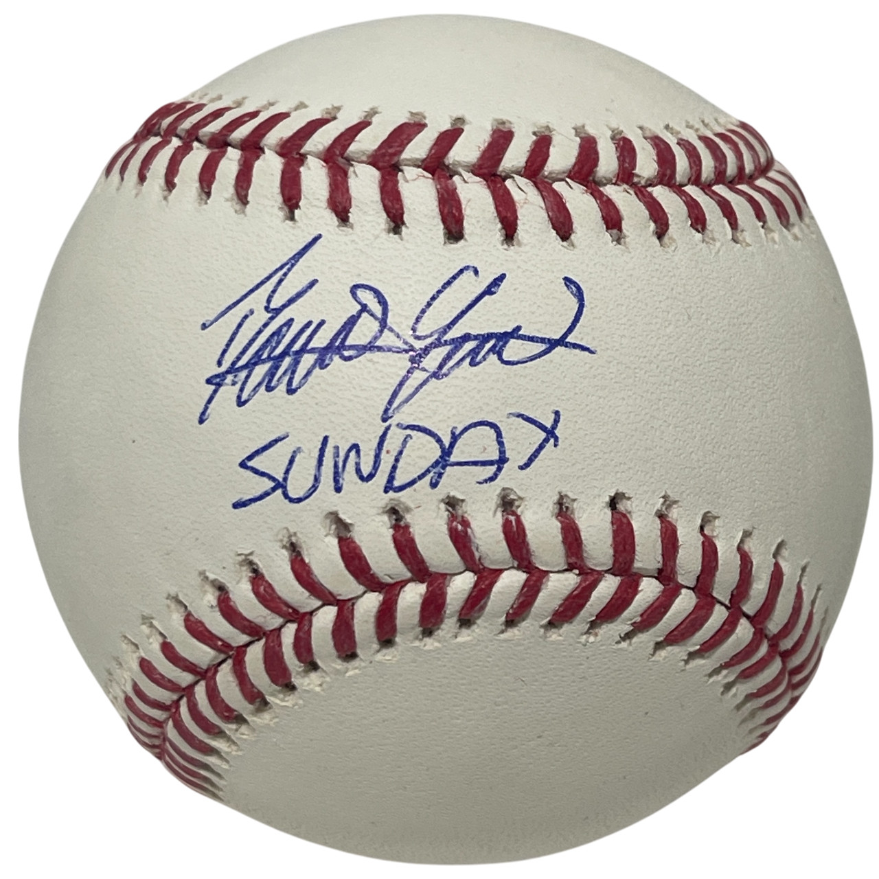 Domingo German Signed ROMLB Baseball w/ SUNDAY Inscription JSA COA Yankees PG