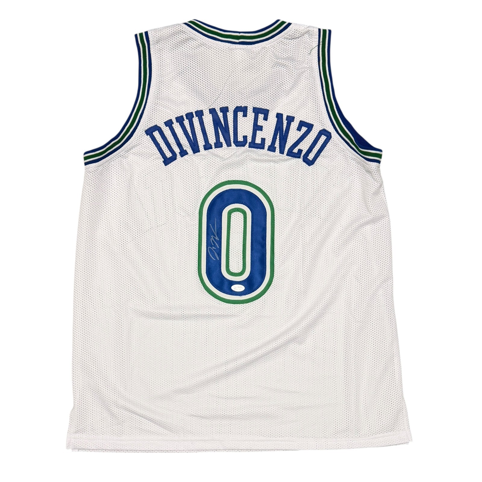Donte DiVincenzo Signed Autographed Minnesota Timberwolves Custom Jersey JSA COA