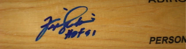 FERGIE JENKINS AUTOGRAPHED BAT (CUBS HOF) W/ PROOF!